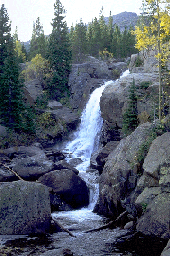 Rocky Mountain waterfall